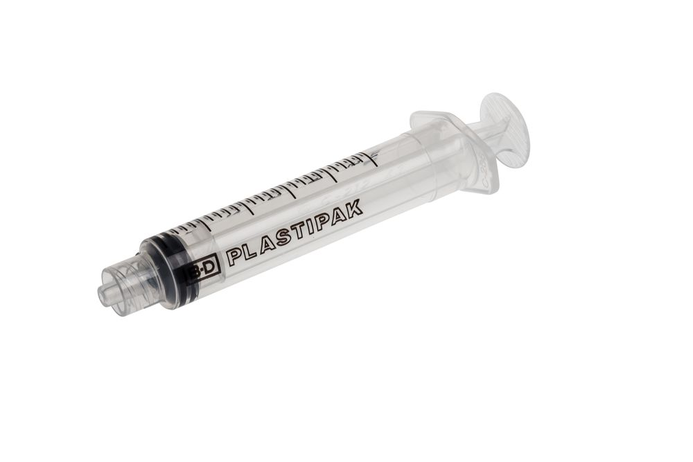 BD Plastipak™ Spritzen mit Luer-/ Luer-Lok-Ansatz 5 ml, LL, zentr. unterteilt 0.2 ml - 125 Stück