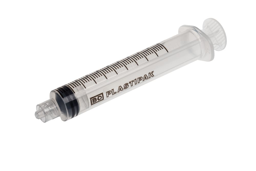 BD Plastipak™ Spritzen mit Luer-/ Luer-Lok-Ansatz 10 ml, LL, zentr. unterteilt 2 ml - 100 Stück