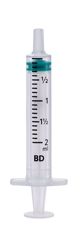 BD Emerald™ Spritzen mit Luer-Ansatz 2ml, zentrisch, unterteilt in 0.1ml - 100 Stück