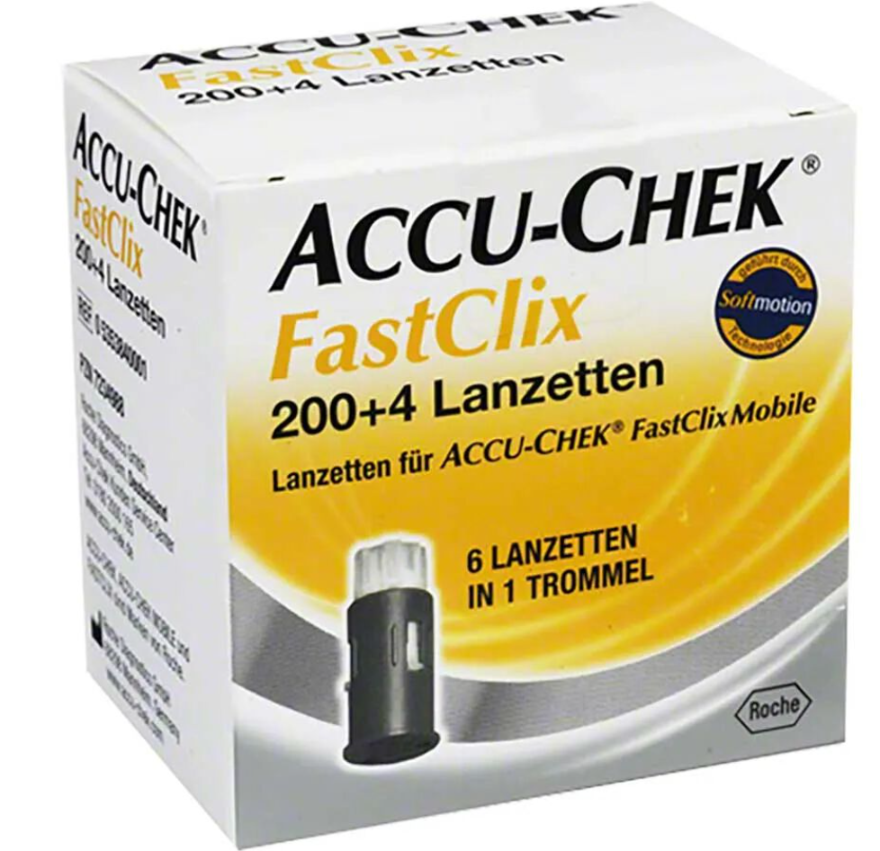 Roche Accu-Chek FastClix Lanzetten - 204 Stück