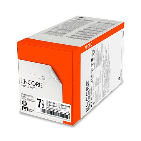 Ansell ENCORE® Latex Micro OP-Handschuhe - Gr. 6.5 - 50 Paar