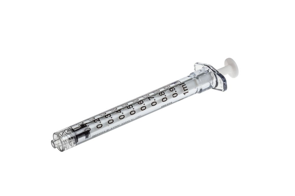 BD Plastipak™ Spritzen mit Luer-/ Luer-Lok-Ansatz 1 ml, LL, zentr. unterteilt 0.01 ml - 100 Stück