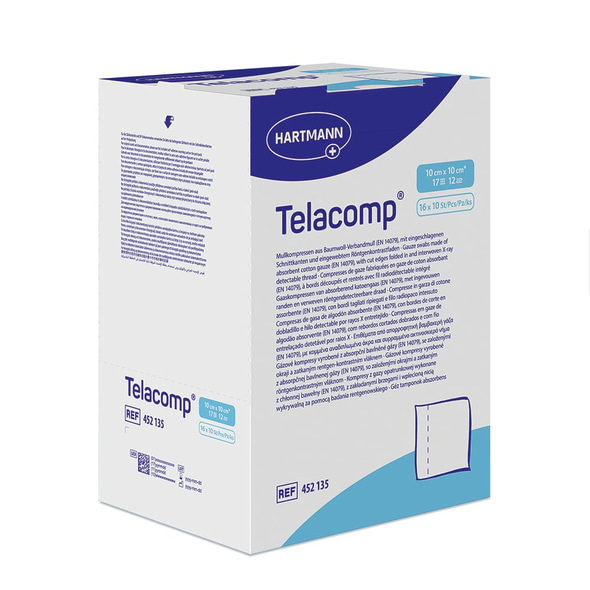 Hartmann Telacomp® sterile Mullkompressen - 10 x10 cm - 16 x 10 Stück 