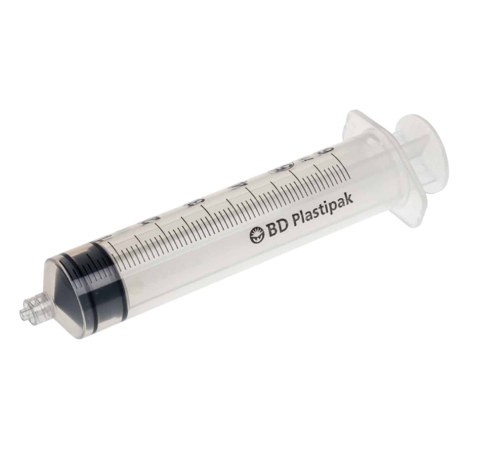 BD Plastipak™ Spritzen mit Luer-/ Luer-Lok-Ansatz 50/60 ml, L, exzentr. unterteilt 1 ml - 60 Stück