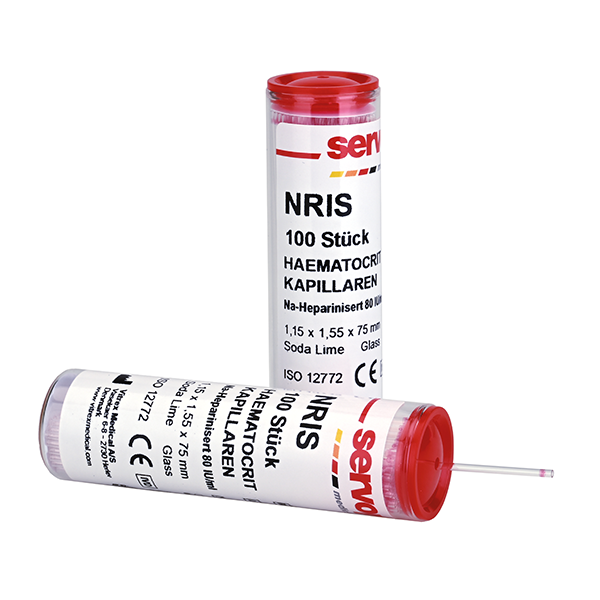 servoprax Hämatokrit Kapillaren - Hämatokrit Kapillaren, rot (Na-heparinisiert)