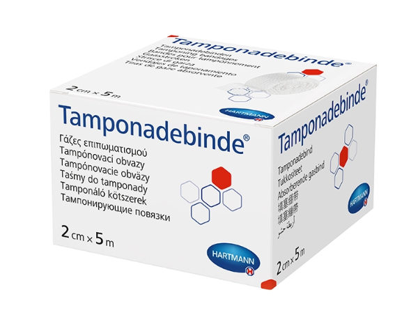 Hartmann Tamponadebinde steril - 2 cm x 5 m, 1 Stück