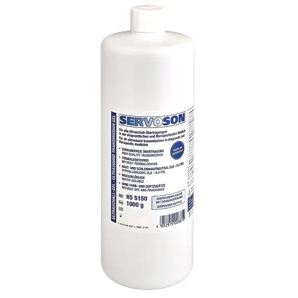 Servoson Ultraschall-Gel - 1000 g Dispenserflasche mit Dosieröffnung