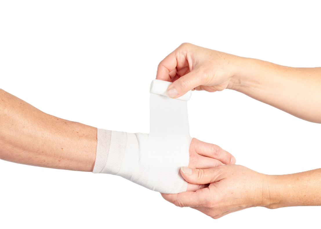 miro-mull glatt - feine elastische Mullbinde - 10 cm x 4 m - 100 Stück