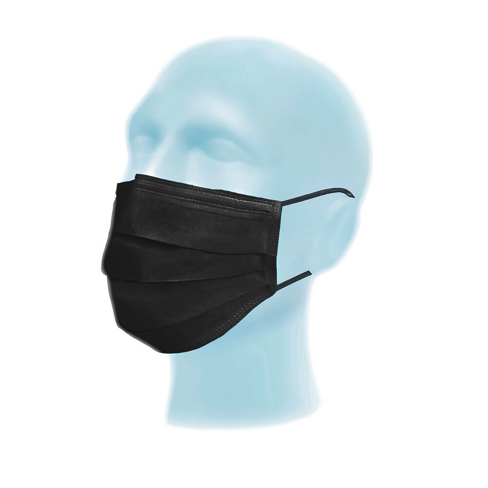 Meditrade - SUAVEL® Protec OP-Gesichtsmaske black, Typ II - 50 Stück
