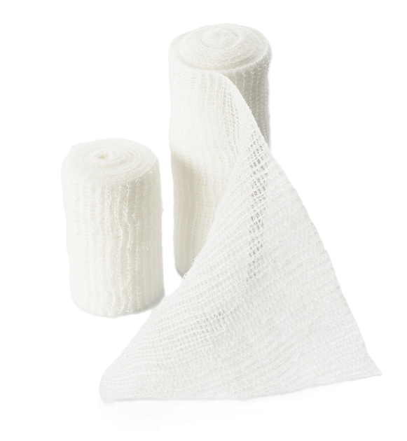 miro-mull A - elastische Mullbinde gekreppt - 4 cm x 4 m - 20 Stück