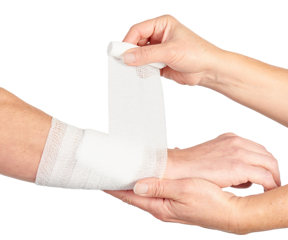 miro-mull A - elastische Mullbinde gekreppt - 8 cm x 4 m - 100 Stück