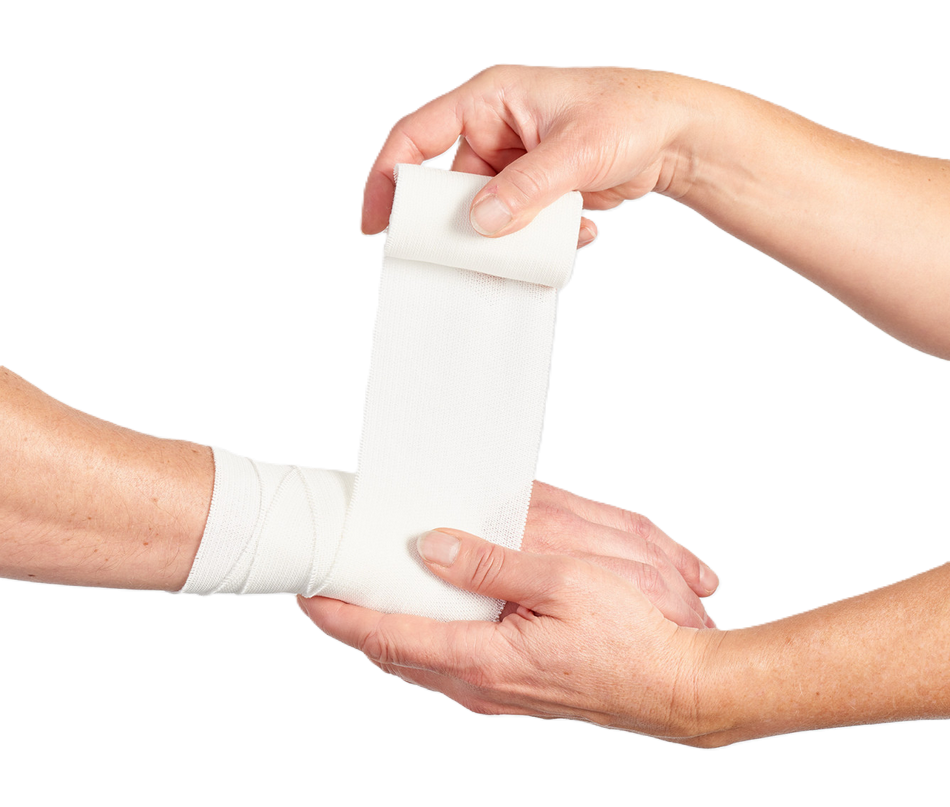 miro-ideal S - Elastische Idealbinde - 8 cm x 5 m - weiß - 10 Stück