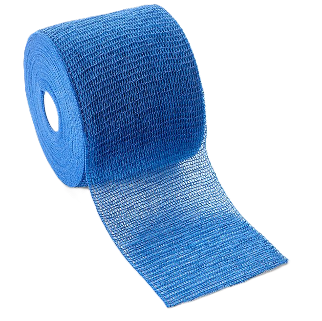 miro-haft krepp - Kohäsive, elastische Fixierbinde - 6 cm x 20m - blau - 1 Stück