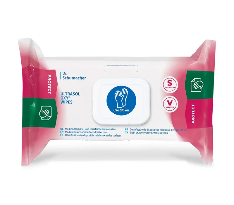 Dr. Schumacher ULTRASOL OXY® WIPES - Flowpack 20 x 20 cm - 108 Tücher