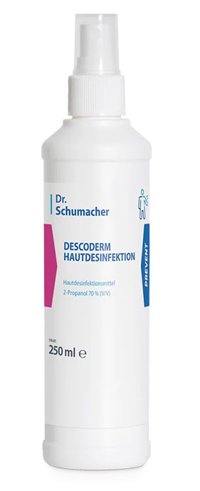 Dr. Schumacher Descoderm Hände-und Hautdesinfektion - 250 ml Flasche