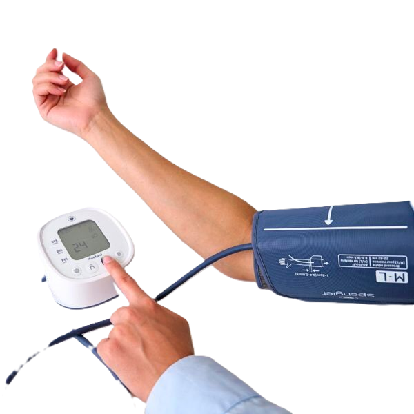 Spengler NEOTENS® elektronisches Oberarm-Blutdruckmessgerät mit Adapter, inkl. Manschette Gr. M/L