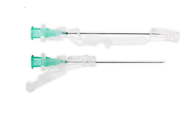 BD SafetyGlide™ Sicherheitsinjektionskanüle 27 G 5/8", grau - 50 Stück