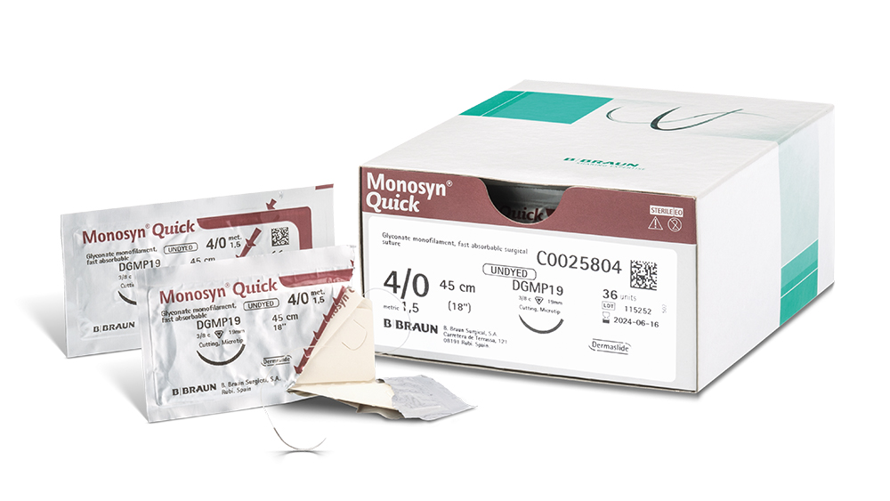 Monosyn Quick ungefärbt - 3/0 - metric 2 - 45cm - DS19 - C0025003