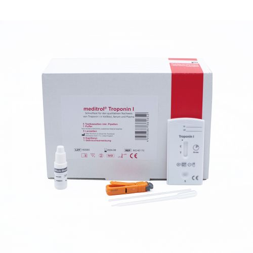 meditrol®-Troponin I (cTnl) 10 x 1 Test inkl. Probepipetten