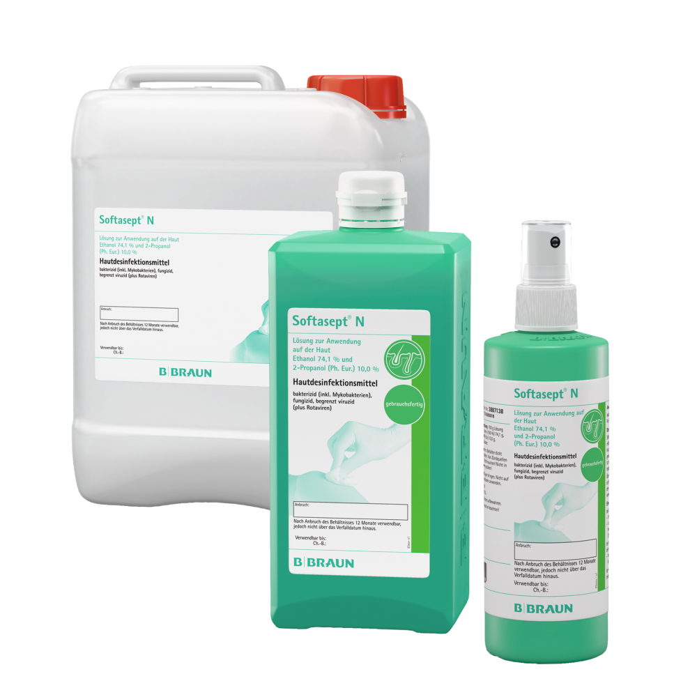 B.Braun Hautdesinfektion Softasept® N - Sprühflasche - 250 ml - farblos
