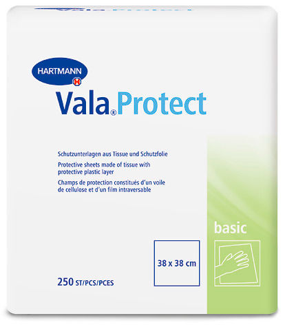 Vala Protect, Schutzlaken, basic,80 x 210 cm, 100 Stück ,  1   PACK