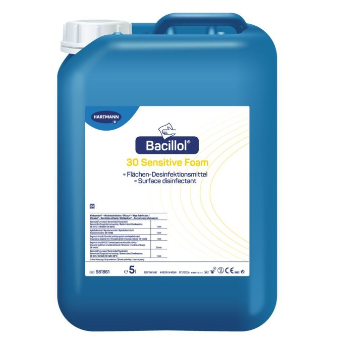 Bacillol 30 Sensitive Foam - 5 Liter Kanister