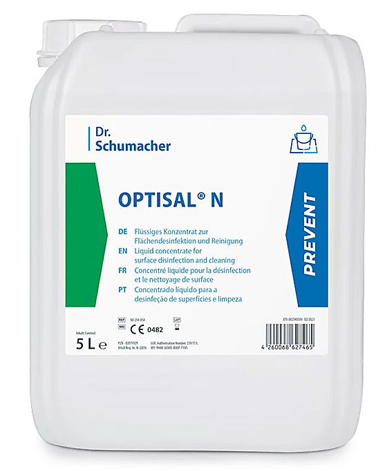 Dr. Schumacher OPTISAL® N Flüssigkonzentrat zur Flächendesinfektion - 5 Liter Kanister