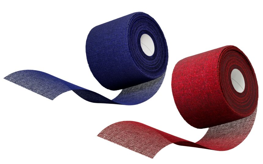 Urgomull haft color latexfrei, blau, 8 cm x 20 m, 1 Stück