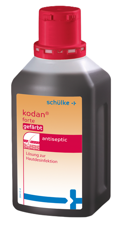 schülke kodan® Tinktur forte gefärbt - 1 Liter Flasche
