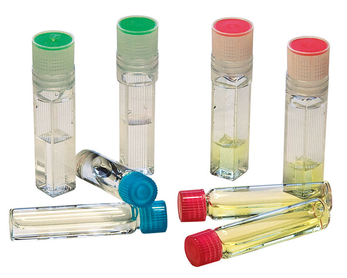 meditrol® Küvettenteste für Miniphotometer Test, Vierkant, HB, 8 x 5 Stück