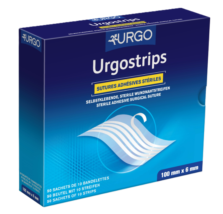 Urgo Urgostrips Wundnahtstreifen, 75 x 6 mm, 50 x 3 Stück
