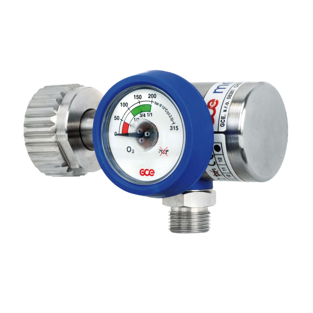 GCE Druckminderer Medireg 4 O2 - Flow 4 Liter - 1 Stück