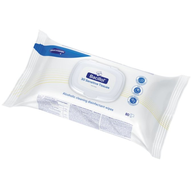 Bacillol 30 Sensitive Tissues - Flow-Pack - 18 x 20 cm, 80 Stück