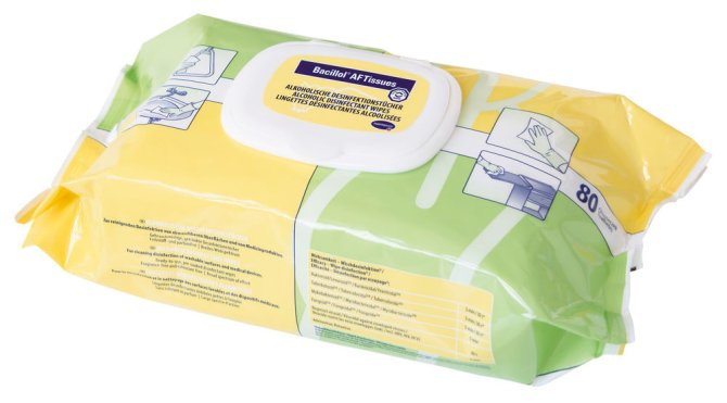 Bacillol AF Tissues, Flowpack - 18 x 20 cm - 80 Tücher