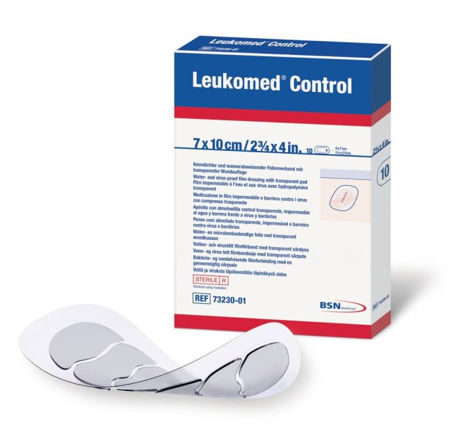 essity Leukomed® Control Wundverband - 5 x 7 cm - 10 Stück