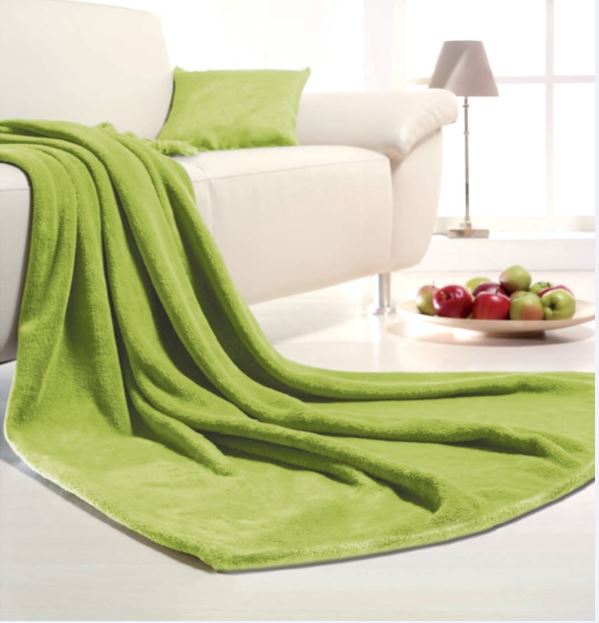Mikroflausch-Decke Memphis creme - 150 x 200 cm - 1 Stück