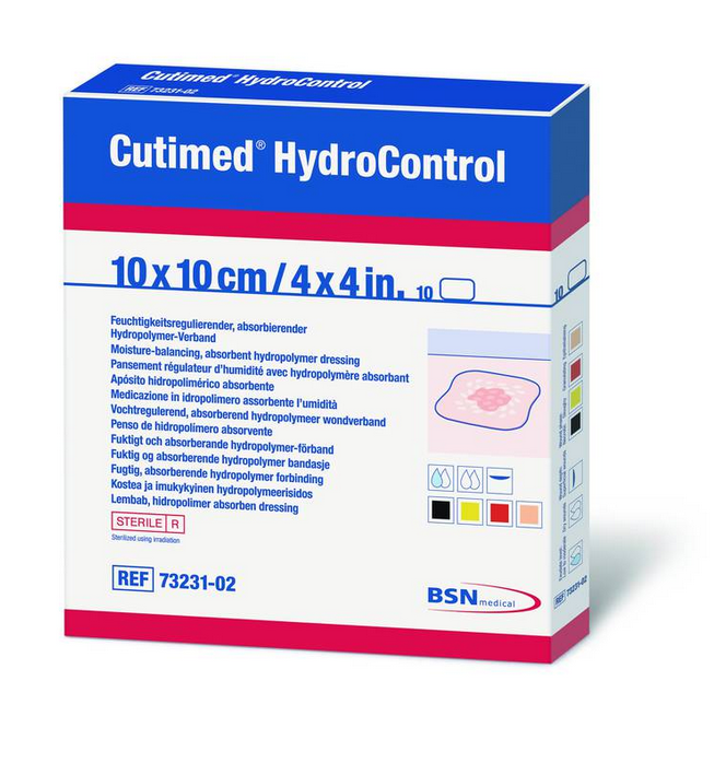 Cutimed® HydroControl 15 x 15 cm - 5 Stück
