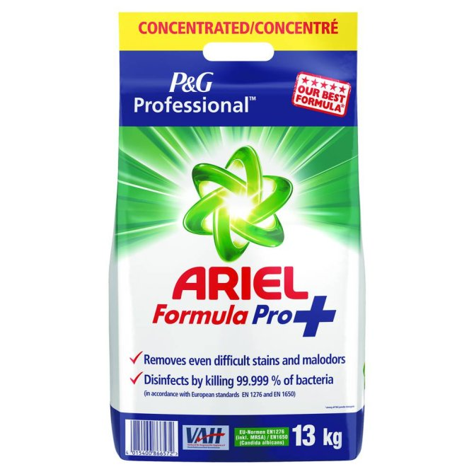 Ariel Formula Pro+ 13 kg, Desinfektionsvollwaschmittel 