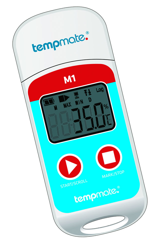 tempmate.®-M1 Temperaturlogger für Kühlschrank - 1 Stück