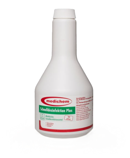 medichem Schnelldesinfektion Plus - neutral - ohne Sprühkopf - 500 ml