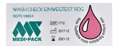 Wash-Check- Einwegtest (RDG) - 100 Stück