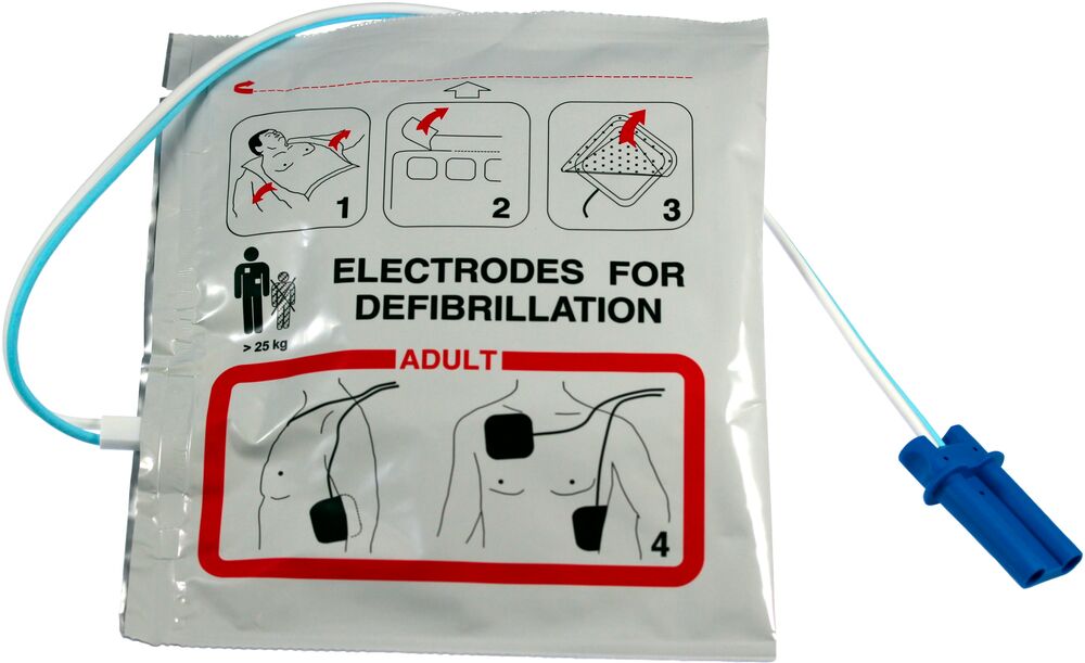 SCHILLER Defibrillationselektroden für FRED easy -  für Erwachsene - 1 Stück