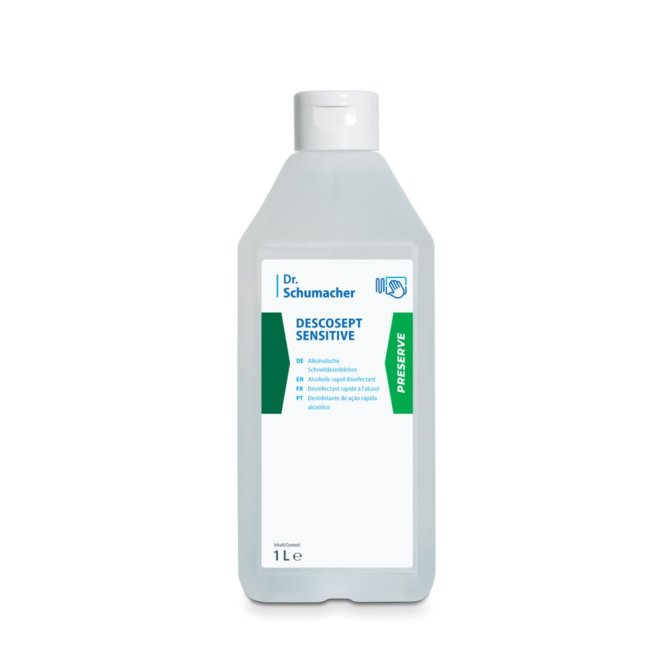 Dr. Schumacher DESCOSEPT SENSITIVE Schnelldesinfektion - 1 Liter Flasche