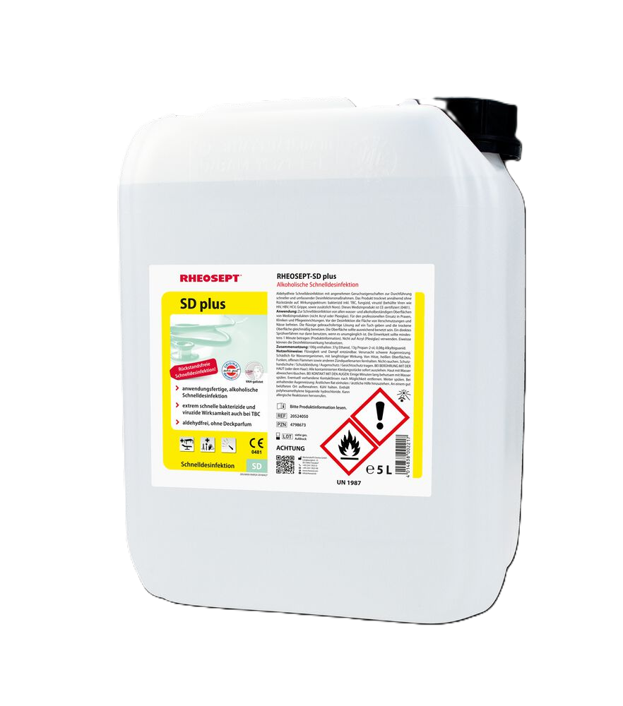 RHEOSEPT-SD plus Schnelldesinfektion - 5 Liter