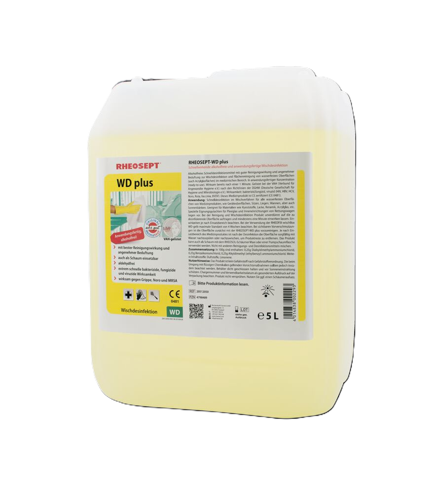 RHEOSEPT-WD plus Flächendesinfektion - 5 Liter Kanister