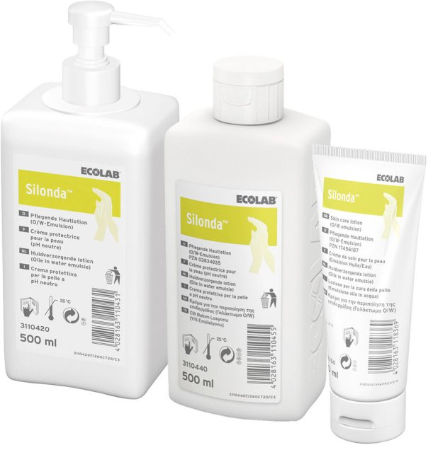 Ecolab Silonda™ Hautpflegelotion 500 ml Spenderflasche