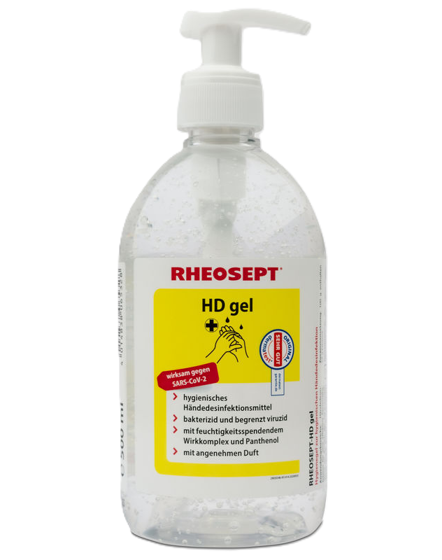 RHEOSEPT-HD gel Händedesinfektion inkl Handpumpe - 500 ml 