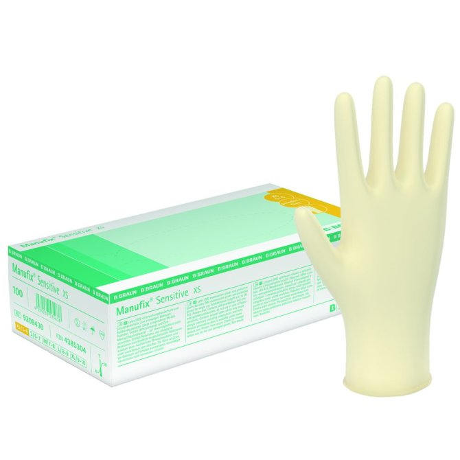Manufix Sensitive Latex unsteril, puderfrei, Gr. XL - 10 Pack  á  90 Stück 