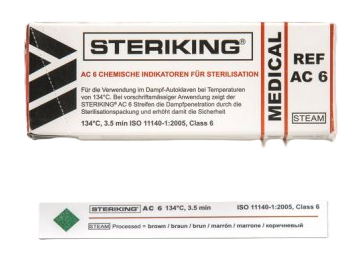 Wipak Steriking® Indikatorstreifen AC6 - 250 Stück