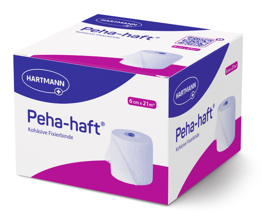 Peha-haft latexfrei Hartmann, 6 cm x 21 m, 1 Stück